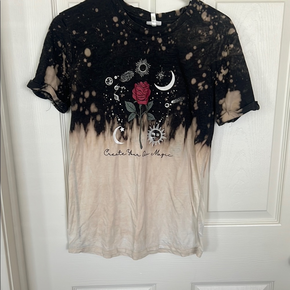 Black and Cream Graphic Tee